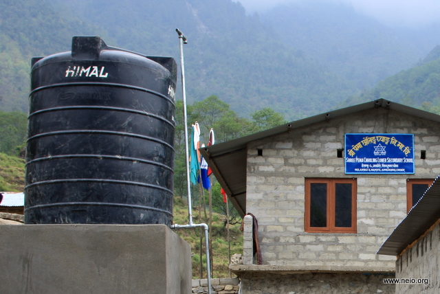 the water tank